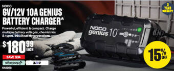 SuperCheap Auto 6V/12V 10A GENIUS BATTERY CHARGER offer
