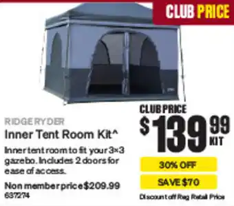 SuperCheap Auto Inner Tent Room Kit offer