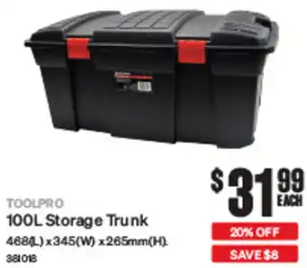 100L Storage Trunk