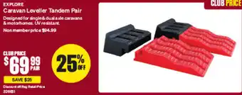SuperCheap Auto Caravan Leveller Tandem Pair offer