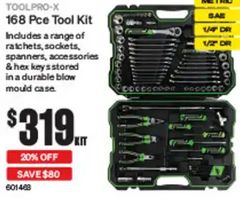 SuperCheap Auto 168 Pce Tool Kit offer