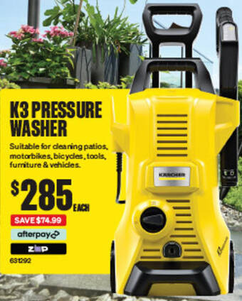 SuperCheap Auto K3 PRESSURE WASHER offer