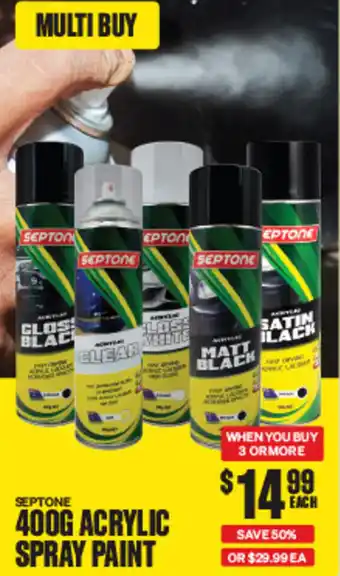 400G ACRYLIC SPRAY PAINT