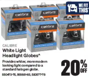 SuperCheap Auto White Light Headlight Globes offer