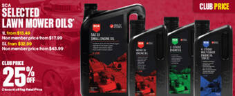 SuperCheap Auto SELECTED LAWN MOWER OILS offer