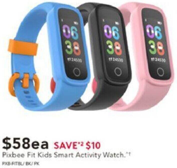 Pixbee Fit Kids Smart Activity Watch offer at Harvey Norman