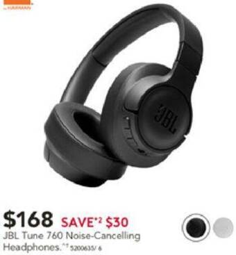 Harvey Norman JBL Tune 760 Noise-Cancelling Headphones offer