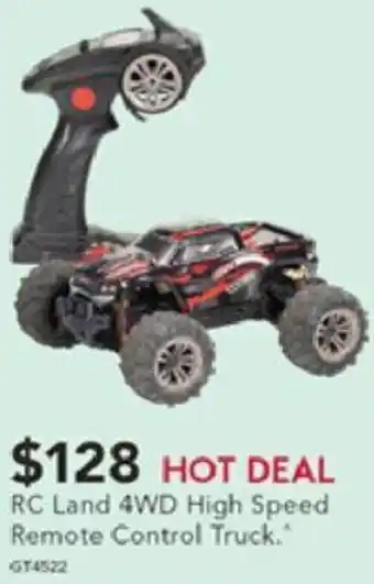 RC Land 4WD High Speed Remote Control Truck