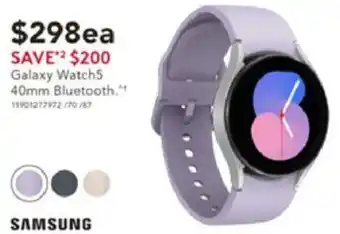 Harvey Norman Galaxy Watch5 40mm Bluetooth offer