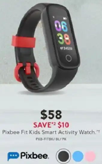 Harvey Norman Pixbee Fit Kids Smart Activity Watch offer