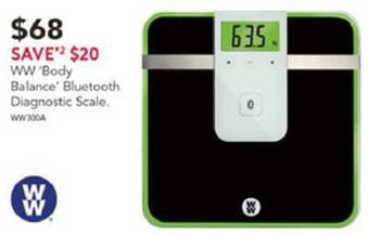 Harvey Norman WW 'Body Balance Bluetooth Diagnostic Scale offer