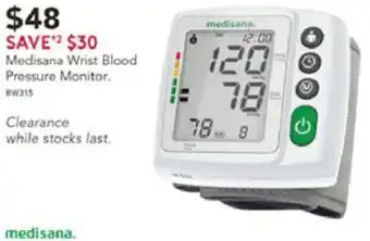 Harvey Norman Medisana Wrist Blood Pressure Monitor offer
