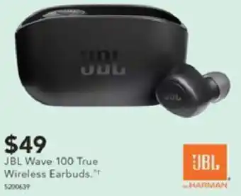 Harvey Norman JBL Wave 100 True Wireless Earbuds offer