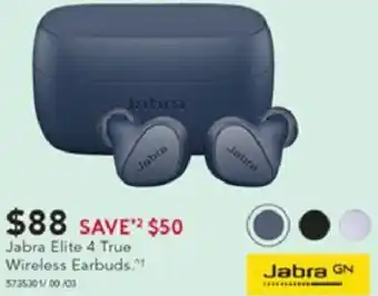 Jabra Elite 4 True Wireless Earbuds
