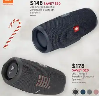 Harvey Norman JBL Charge Essential 2 Portable Bluetooth Speaker offer