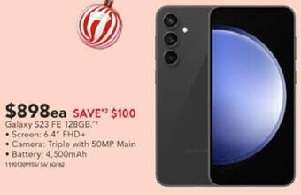 Harvey Norman Galaxy S23 FE 128GB offer