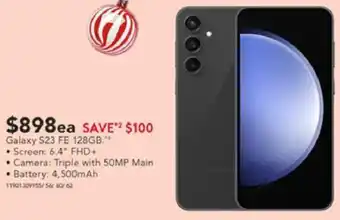 Harvey Norman Galaxy S23 FE 128GB offer
