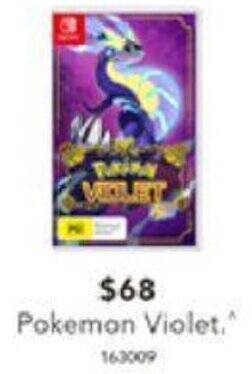 Harvey Norman Pokemon Violet offer