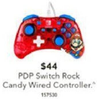 Harvey Norman PDP Switch Rock Candy Wired Controller offer
