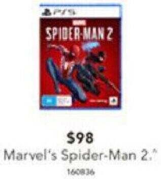 Harvey Norman Marvel's Spider-Man 2 offer