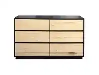 LivingStyles Kimis Messmate Timber 6 Drawer Lowboy offer