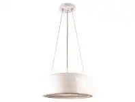 LivingStyles Porto Metal Round Pendant Light, Small, White offer