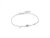 Bevilles Jewellery Ania Haie Turquoise Discs Bracelet - Silver offer