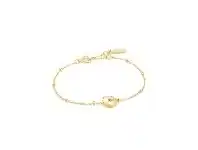 Bevilles Jewellery Ania Haie Mother Of Pearl Disc Bracelet - Gold offer