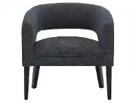 LivingStyles Moana Fabric Armchair, Dark Blue offer