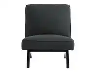 LivingStyles Martyn Fabric Lounge Chair, Charcoal offer