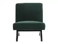 LivingStyles Martyn Fabric Lounge Chair, Forest Green offer