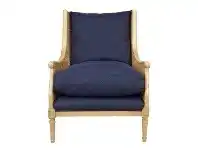 LivingStyles Havana Rattan Occasional Armchair, Natural / Navy offer