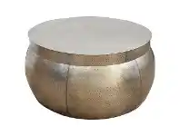 LivingStyles Heversham Iron Drum Coffee Table, 82cm offer