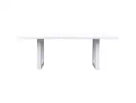 LivingStyles Leeton Ashwood Dining Table, 200cm, White offer