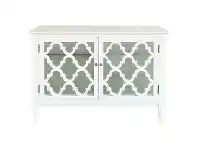 LivingStyles Sirah Birch Timber 2 Door Sideboard, 118cm offer