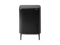 LivingStyles Brabantia BO Hi Touch Waste Bin, 60 Litre, Black offer
