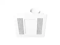 LivingStyles Aceline Bathroom Exhaust with LED Light, White offer