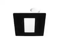LivingStyles Aceline Bathroom Exhaust with LED Light, Black offer