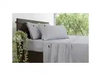 LivingStyles Ardor 3000TC Cotton Rich Sheet Sets, King, Silver offer