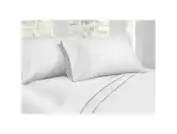 LivingStyles Ardor 1000TC Cotton Rich Sheet Set, Queen, White offer