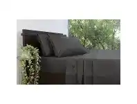LivingStyles Ardor 3000TC Cotton Rich Sheet Sets, Queen, Charcoal offer