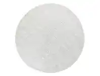LivingStyles Gypsy Hand-tied Leather Round Rug, 240cm, White offer