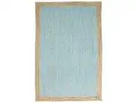 LivingStyles Hampton II Reversible Jute Rug, 190x280cm, Blue offer