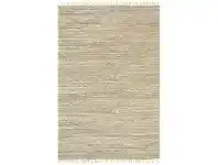 LivingStyles Gypsy Hand-tied Leather Rug, 230x320cm, Sage offer