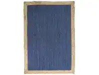 LivingStyles Hampton II Reversible Jute Rug, 230x320cm, Navy offer