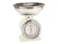 LivingStyles Avanti Vintage Mechanical Scale, Cream offer