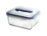 Glasslock Handy Tempered Glass Rectangle Container, 2700ml