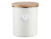 LivingStyles Typhoon Living Tea Canister, 1 Litre, Cream offer