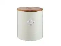 LivingStyles Typhoon Living Cookies Canister, 3.4 Litre, Cream offer