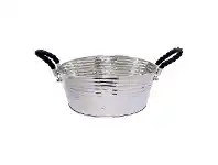 LivingStyles Havana Stainless Steel Wine Cooler Bucket with Handle, Large offer